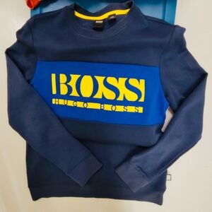Hugo Boss Iconic BOSS Crewneck Small Sweatshirt Nylon/Polyester